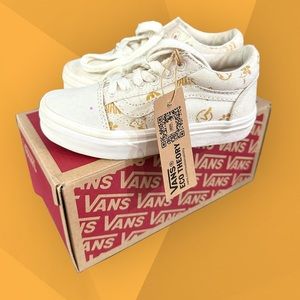 Vans Eco Theory Old Skool Canvas Sneakers Boys Girls Unisex 11 11c 11T Recycled